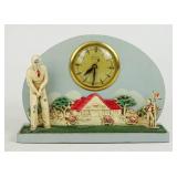 Vintage Golf Clock