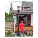 Wrought Iron Lamp Post