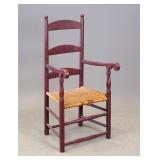 18th c. New England Ladderback Chair