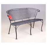Wrought Iron Settee