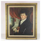 Painting: 19th c. Portrait of a Gentleman