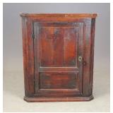 18th c. Hanging Corner Cupboard
