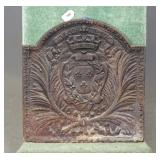 18th c. Cast Iron Fireback