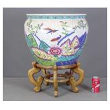 Large Asian Ceramic Bowl