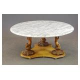Vintage Marble Top Coffee Table