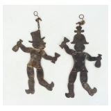 Folk Art Iron Whimsey Figures