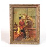 Painting: Women With Horse and Dogs