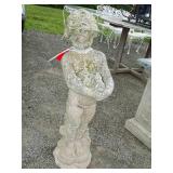 Poured Stone Statue