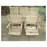 Set of Teak Chairs