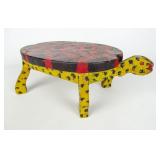 Folk Art Turtle Stool