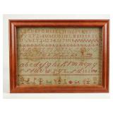 Antique Needlework Sampler