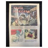 1952 YALTA TO KOREA COMIC