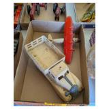ANTIQUE TIN TOY TRUCK & AIRPLANE