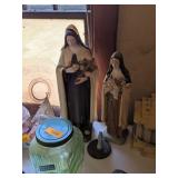 2 RELIGIOUS FIGURINES
