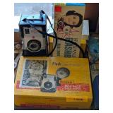 BROWNIE CAMERA, FLASH & BULBS