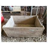 ANTIQUE WOODEN CRATE