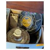 VINTAGE HAND-PAINTED PLATES, COOKWARE