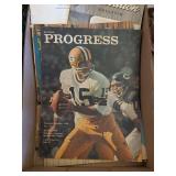 VINTAGE PROGRESS BULLETINS, ADVERTISING POSTERS