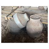 3 VINTAGE MILK STRAINERS