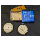 INGRAHAM & WESTCLOX MOVEMENTS/FACE FOR PARTS
