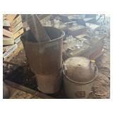 3 VINTAGE CREAM CANS