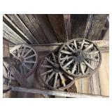 MODEL T WOOD SPOKED WHEELS