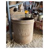 VINTAGE HEAVY DUTY LUDWIGS STEEL PAIL