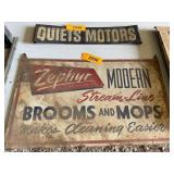 ZEPHYR METAL SIGN