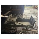 ANTIQUE HORSE SLEIGH WITH PULL AND SEAT