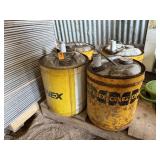 4 METAL CENEX FUEL CANS