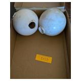 2 WHITE LIGHTNING BULBS