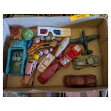 ANTIQUE RUBBER TOY TRUCKS