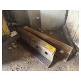2 RAILROAD TIE PIECE ANVILS