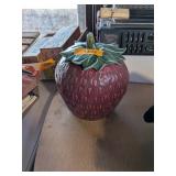 ANTIQUE MCCOY STRAWBERRY COOKIE JAR