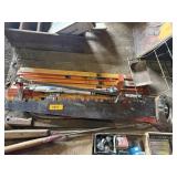 HAND SAW, BLADES, MACHETTE, AND ANTIQUE 1 MAN