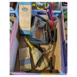 ANTIQUE RAZOR, CURLING IRON & MORE
