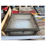 LEADED GLASS DISPLAY CABINET