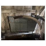 VINTAGE METAL ANIMAL CAGE