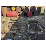 2 VINTAGE RAILROAD CARTS