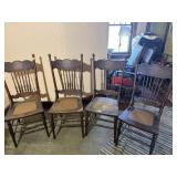 4 - MATCHING PRESSBACK CHAIRS
