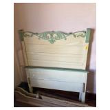 ANTIQUE WOOD BED FRAME