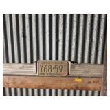 VINTAGE TRUCK BUMPER PLATE