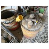 2 METAL GAS CANS
