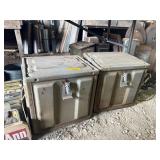 2 HUGE METAL AMMO CANS