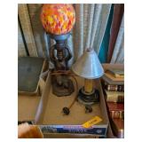 ANTIQUE EGYPTIAN REVIVAL LAMP & MORE