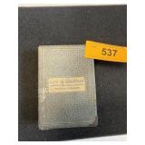 ANTIQUE BANK OF SHEBOYGAN BOOK BANK