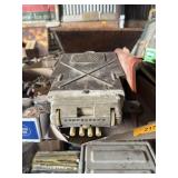 ANTIQIUE CHEVY RADIO, HORN AND MIRROR