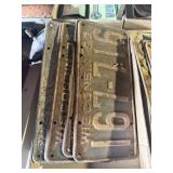 1930S LICENSE PLATES