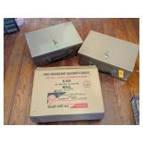 3 NEW LOCKABLE FIRE SAFES