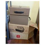 4 NEW LOCKABLE FIRE SAFES